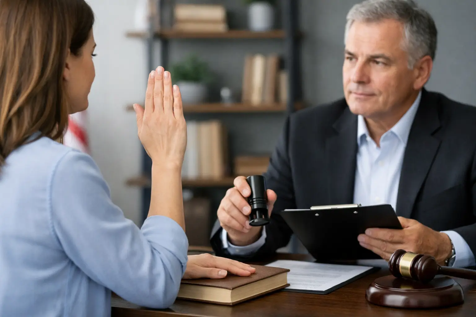 Oath Taking Before a Notary Explained